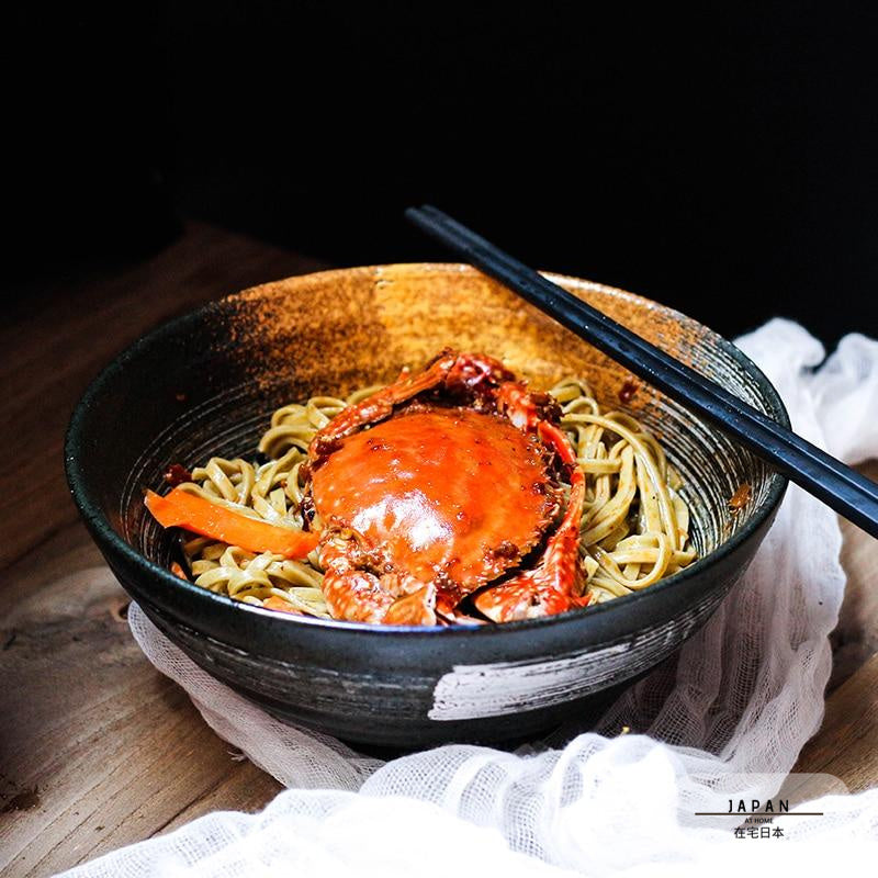 "Tsukuda" ceramic ramen bowl