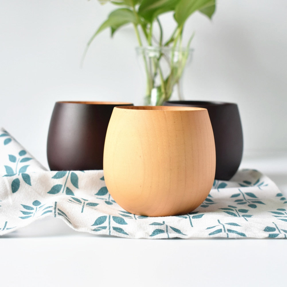 Japanese handmade wooden cup "Yadama"