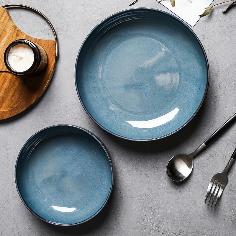 Japanese ceramic plate "Chitako"