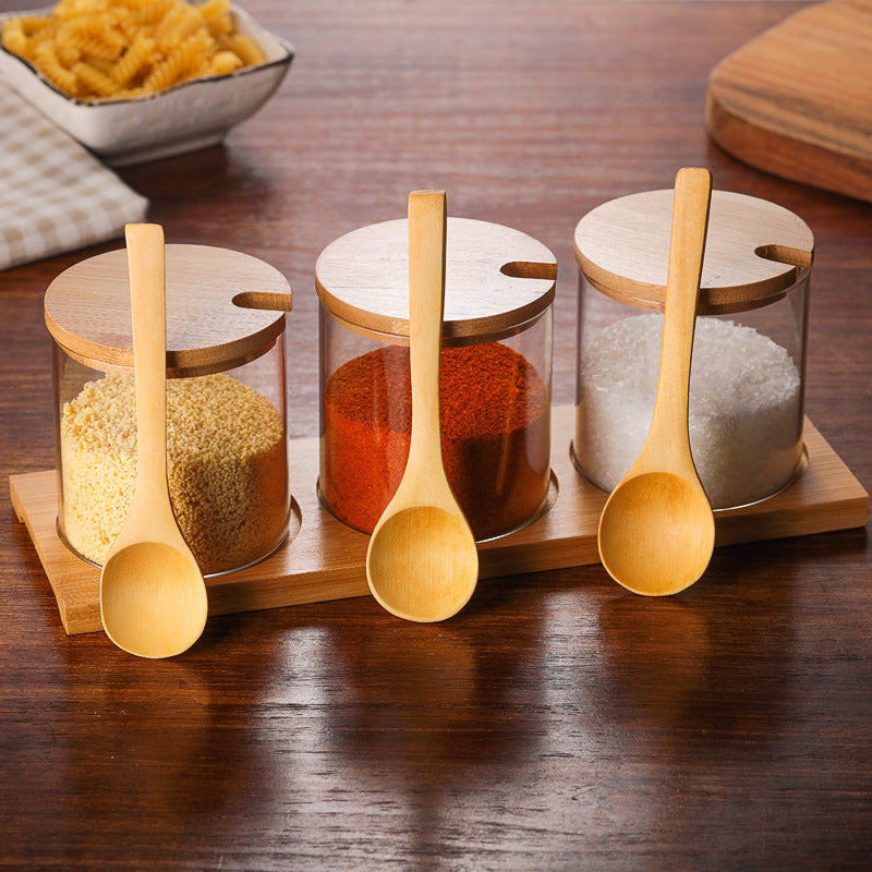 Glass jar with lid "Garasu"