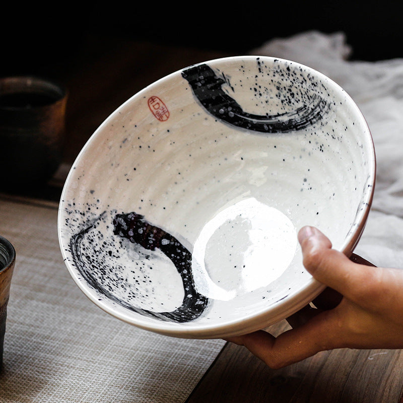 "Tsukuda" ceramic ramen bowl