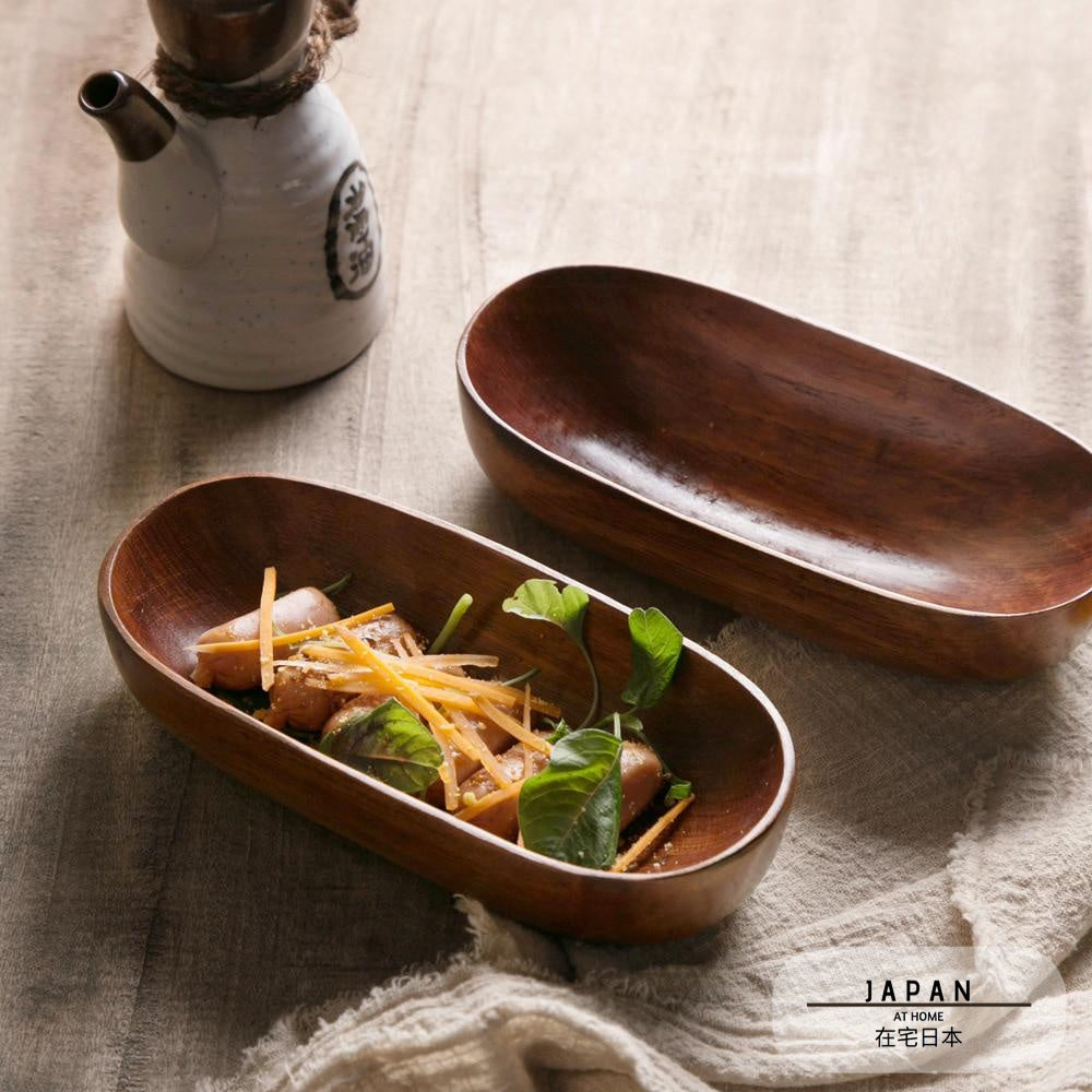 Acacia wood canoe
