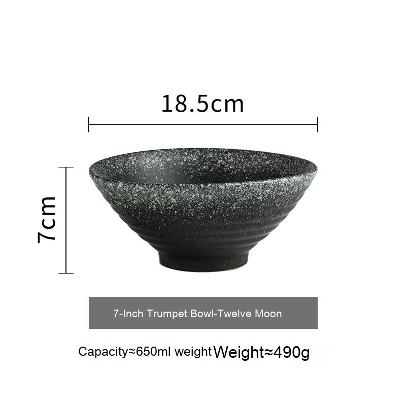 Japanese Style Ceramic Bowl Household Large Ramen Creative Tableware