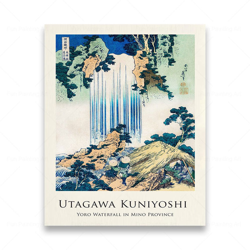 Japanese Ukiyo-e Canvas Art Print - Vintage Wall Poster