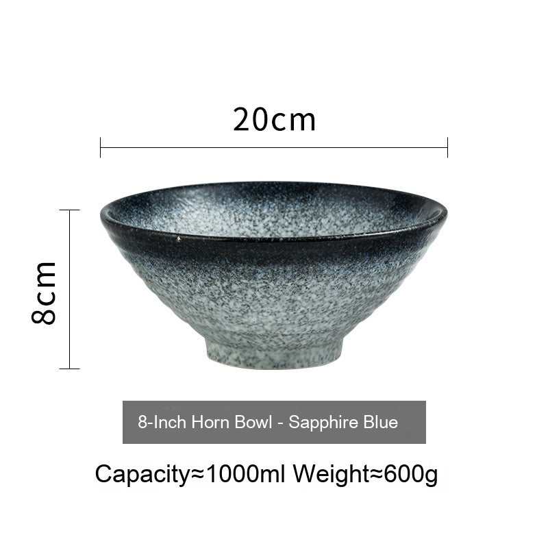 Japanese Style Ceramic Bowl Household Large Ramen Creative Tableware