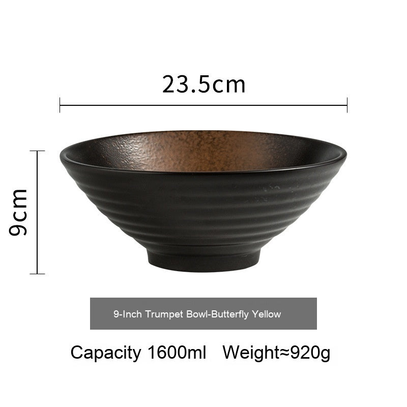 Japanese Style Ceramic Bowl Household Large Ramen Creative Tableware