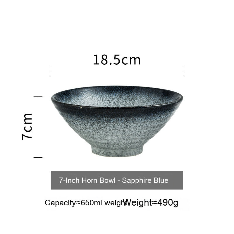 Japanese Style Ceramic Bowl Household Large Ramen Creative Tableware