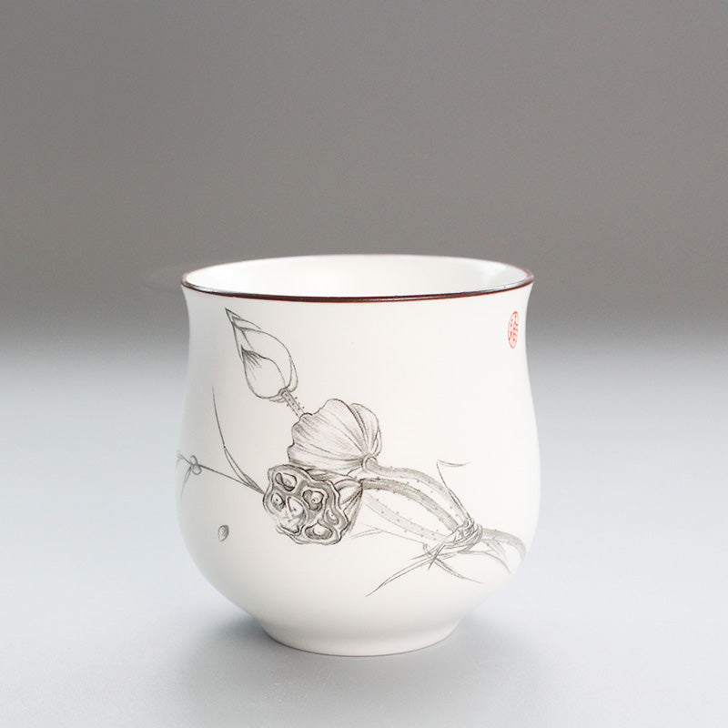 Japanese Style Porcelain Cup