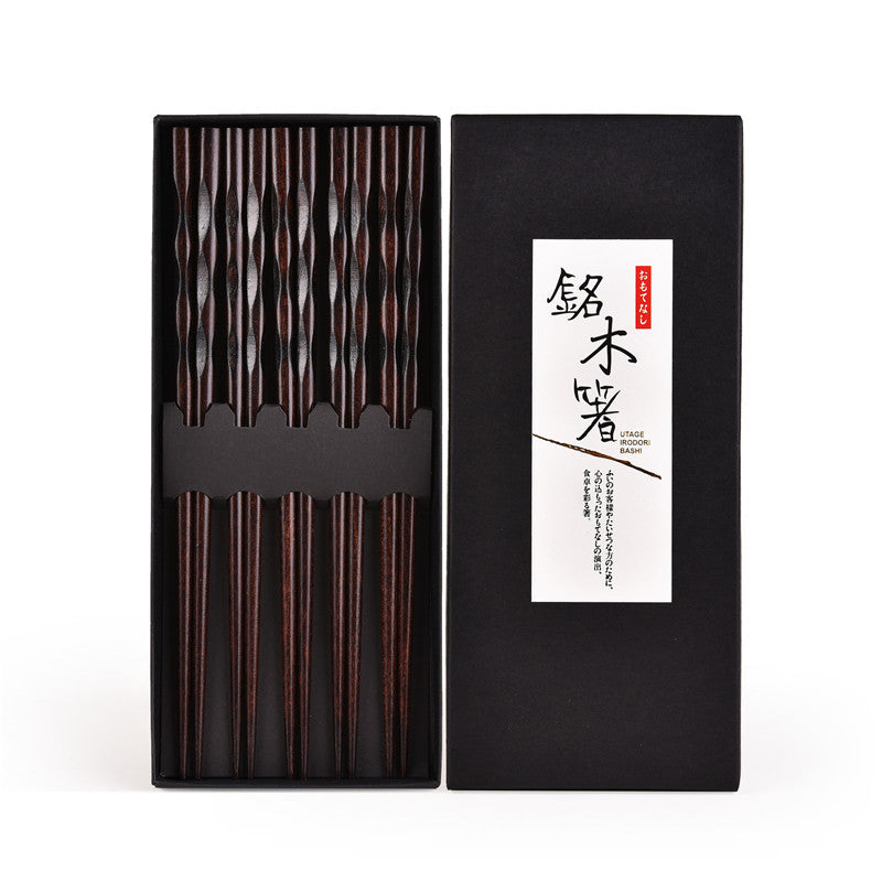 Wooden chopsticks box