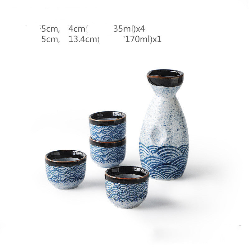 "Isa" ceramic sake set