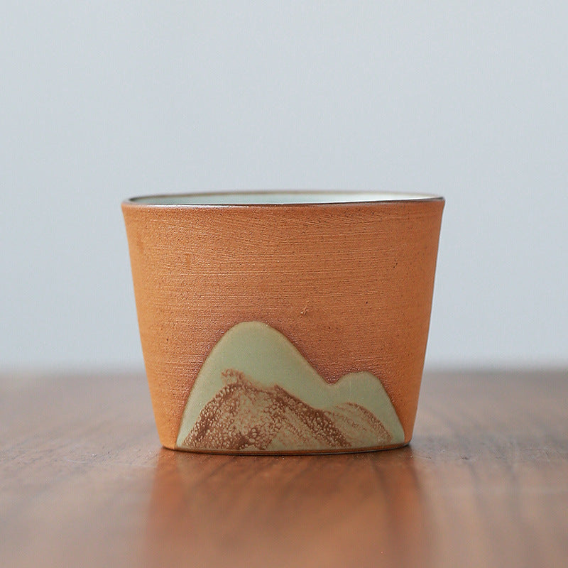 "Mountain" Japanese ceramic teacup