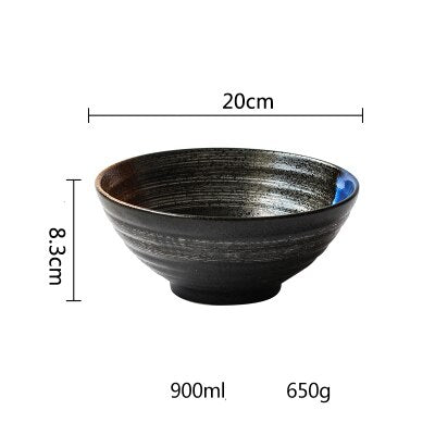 "Tsukuda" ceramic ramen bowl 