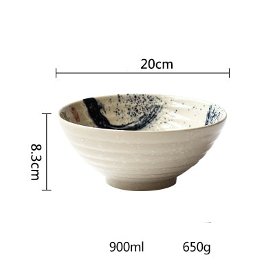 "Tsukuda" ceramic ramen bowl 