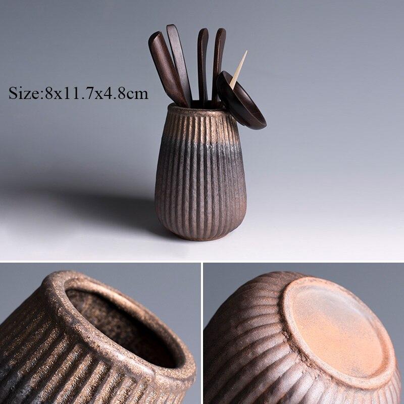 Japanese ceramic jar