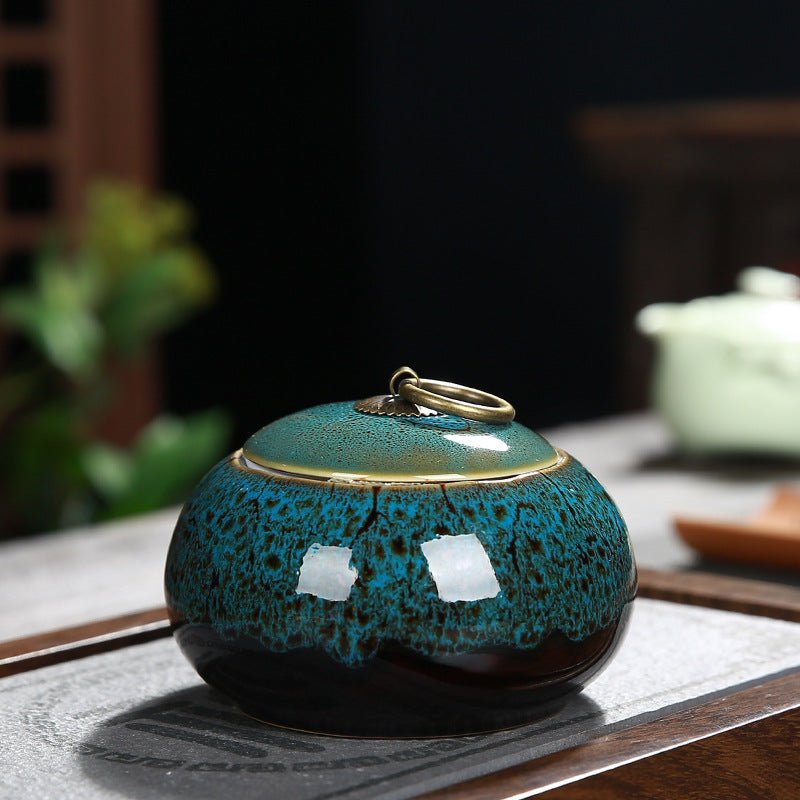 Elegant Tea Canister “Yaginuma”