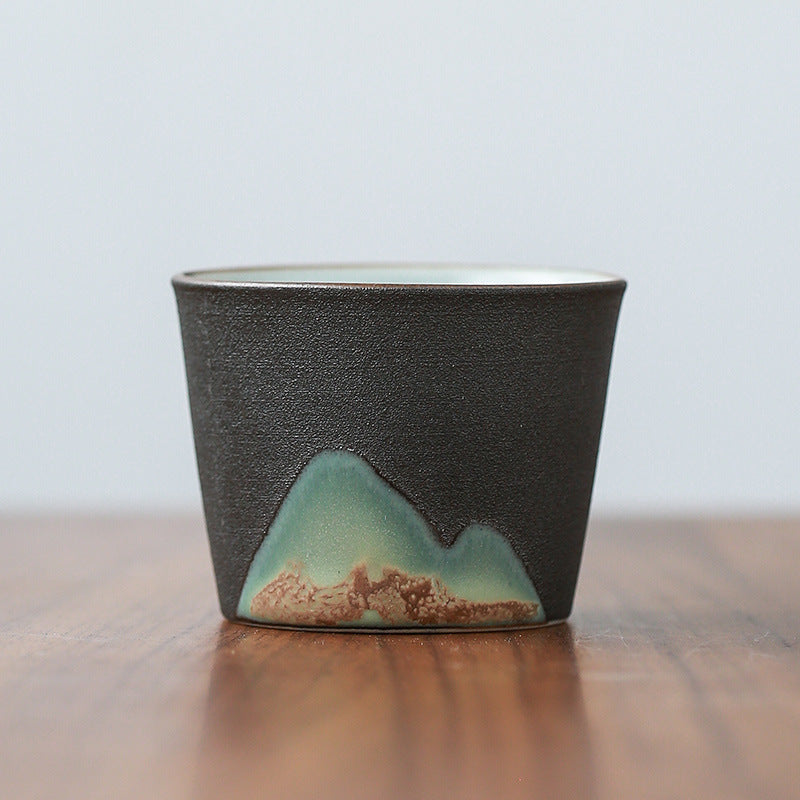 "Mountain" Japanese ceramic teacup