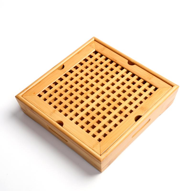 "Japanese Ceremony" high-quality tea tray in natural bamboo