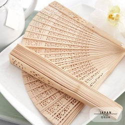 Traditional wooden fan with wood lace