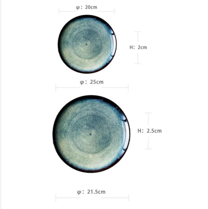 "Tsunoi" Japanese ceramic plate