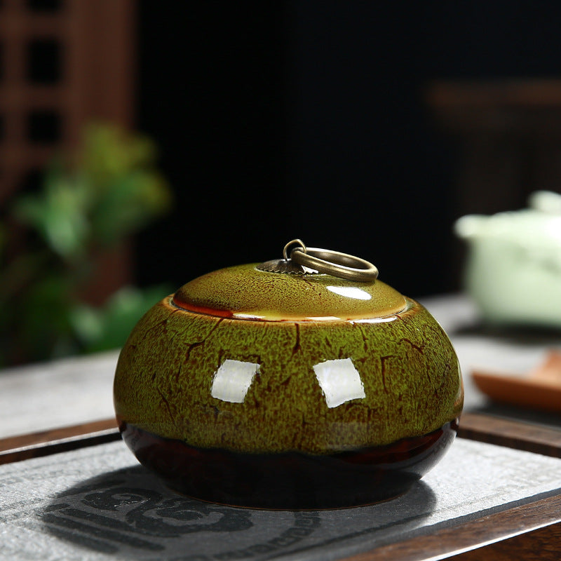 Elegant Tea Canister “Yaginuma”
