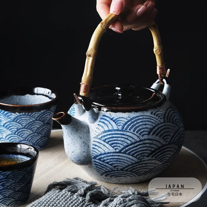 "Okada" Japanese style ceramic tea set