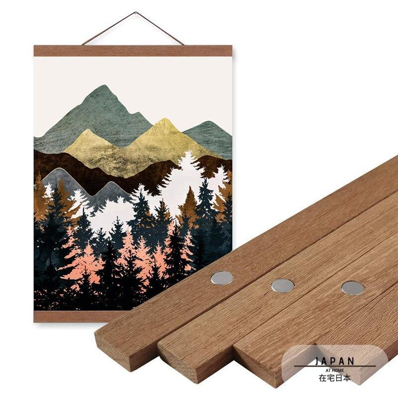 Natural Wood Poster Hanging Frame (2 colours)