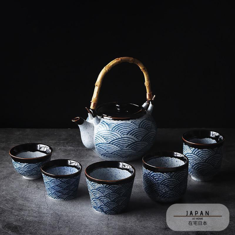 "Okada" Japanese style ceramic tea set