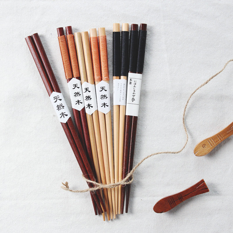 Hand-polished non-slip chopsticks