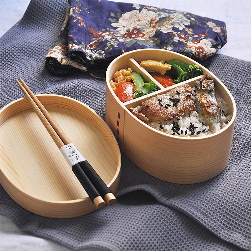 Japanese wooden bento box « Ssekien »